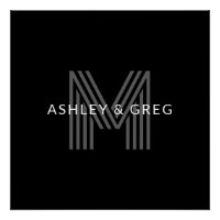 Retro Modern Name/s Editable Monogram Black & Grey