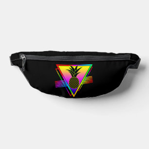 Retro Modern Silhouette Pineapple Summer Fruit Fanny Pack