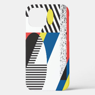 Retro Modern Style Background Design iPhone 12 Case