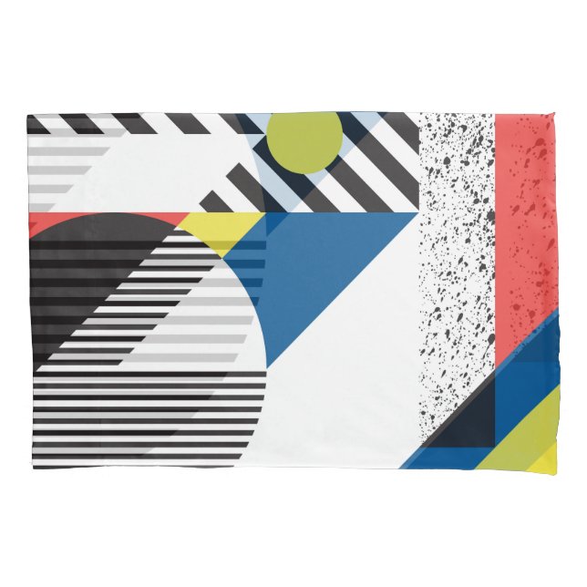 Retro Modern Style Background Design Pillowcase (Front)