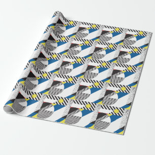 Retro Modern Style Background Design Wrapping Paper