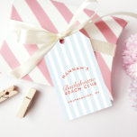 Retro Modern Vintage Red & Blue Bachelorette Gift Tags<br><div class="desc">These tags effortlessly blend vintage charm with a modern twist, featuring stylish red and blue hues. Elevate the gifting experience with the Retro Modern Vintage Red & Blue Bachelorette Gift Tags—a chic and thoughtful addition to the festivities. Designed to complement the "Retro Modern Blue & Red Beach Bliss Bachelorette" Collection,...</div>