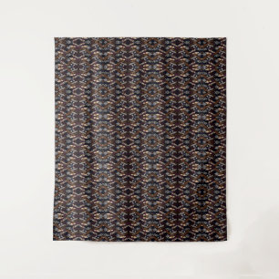 Retro Moderne En Tapisserie Brown