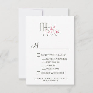 Rétro moderne RSVP