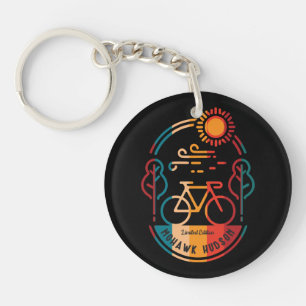Retro Mohawk Hodson Bike Trail Keychain