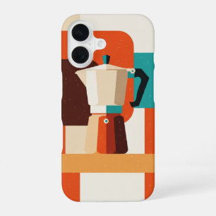 Retro Moka Pot iPhone 16 Case