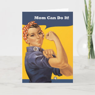 Retro Mom Can Do It Mother's Day Card