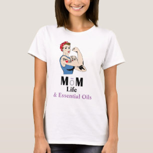 Retro Mom Life & Essential Oils T-Shirt