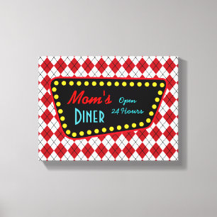 Retro Mom’s Diner Sign