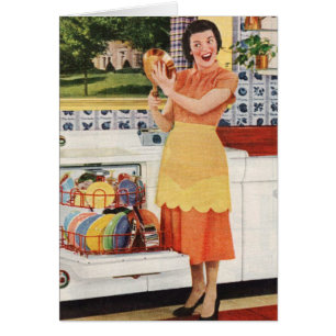 Retro Mom Wants Help with the Dishes,