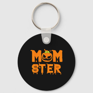 Retro Momster Halloween Mom Costume Mother Hallowe Keychain