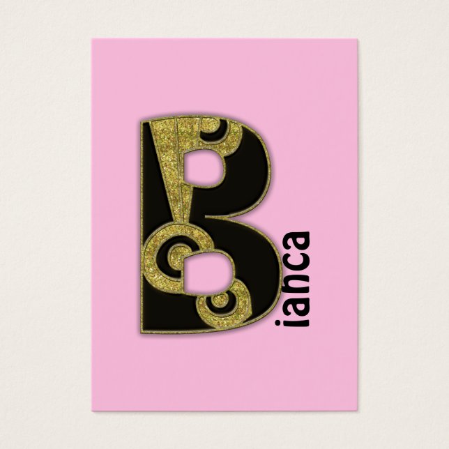 retro monogram - B (Front)