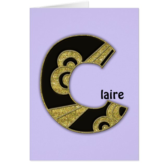 retro monogram - C (Front)