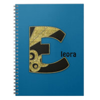retro monogram - E
