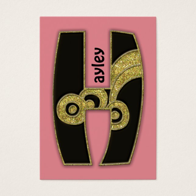 retro monogram - H (Front)