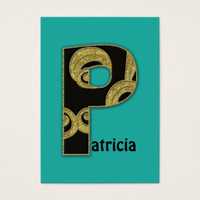 retro monogram - P (Front)