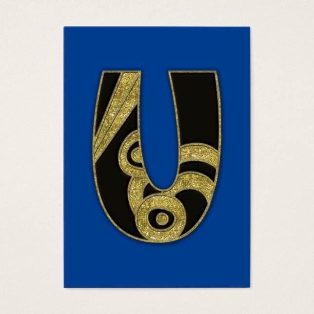 retro monogram - U (Front)