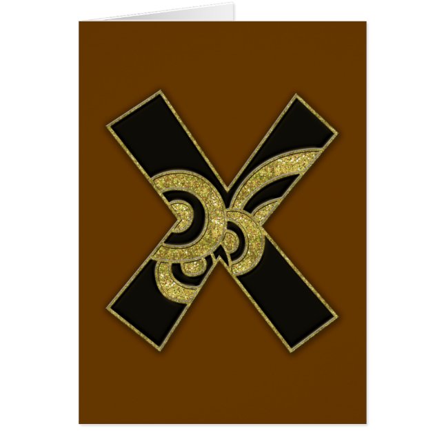 retro monogram - X (Front)