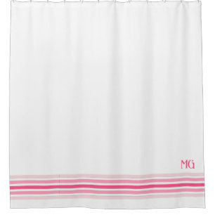Retro Monogrammed Minimalist Stripes