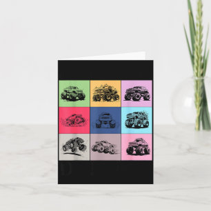 Retro Monster Truck Dad in Monster Truck Dad Era Card