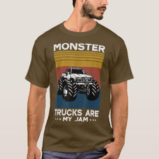 Retro Monster Truck Vintage Monster Trucks Are My T-Shirt
