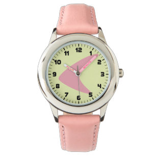 Rétro montre de boomerang de filles