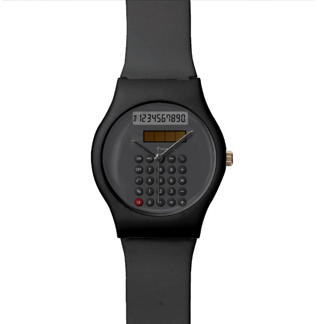 Rétro montre de calculatrice (Fermer)