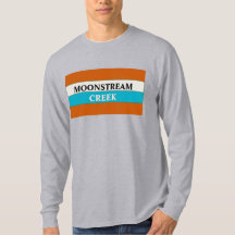 Retro "Moonstream Creek" Long Sleeve T-Shirt