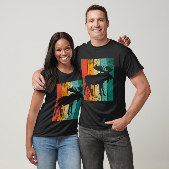 Retro Moose T-Shirt (Unisex)