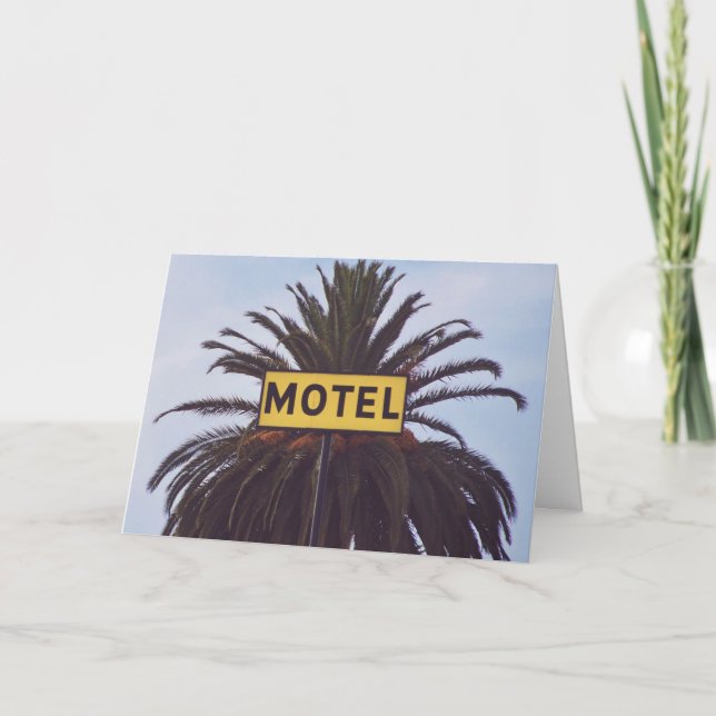RETRO MOTEL FLORIDA GREETING CARDS (Front)