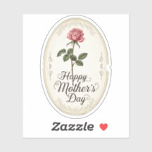 Retro Mother's Day Sticker Vintage Aesthetic      