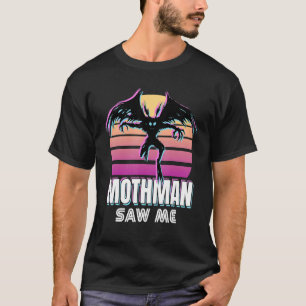Retro Mothman 80s Cryptid Sunset T-Shirt