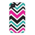 rétro motif de Chevron de zigzag de coque iphone