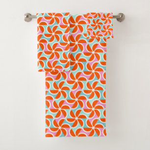 Rétro motif orange de cale