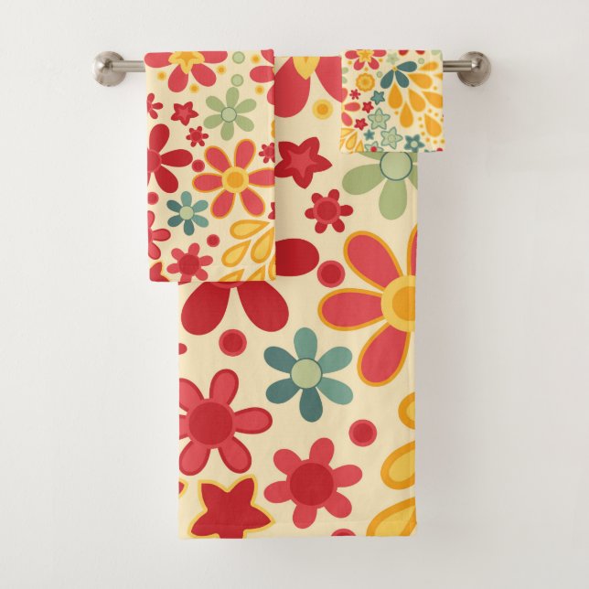 Retro. Motifs floraux (En situation)