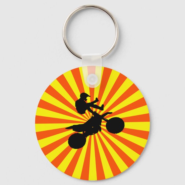 RETRO MOTOCROSS KEYCHAIN (Front)