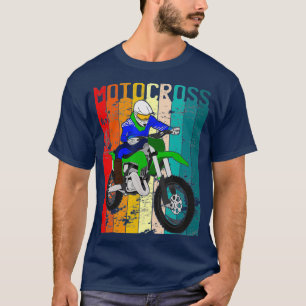 Retro Motocross Racing Gift Vintage Dirt Bike T-Shirt