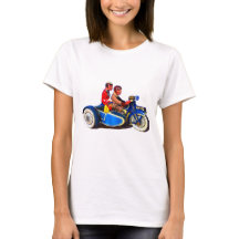 RETRO MOTOROCYCLE FRANÇAIS + T-SHIRT SIDECAR