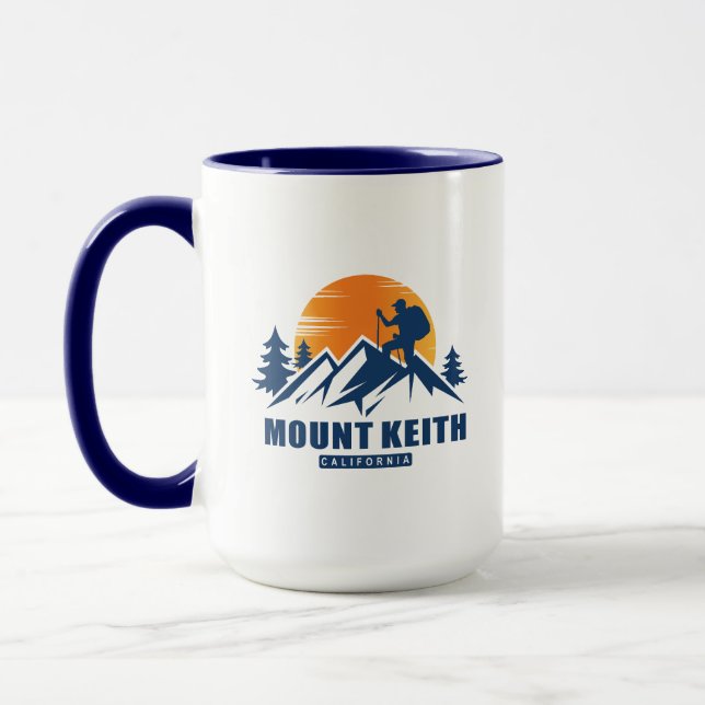 Retro Mount Keith Hike T-Shirt Mug (Left)