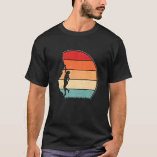 Retro Mountain Climber Vintage Rock Climbing T-Shirt