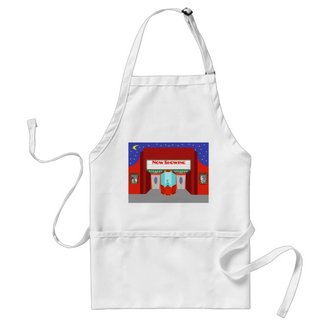 Retro Movie Theatre Apron (Front)