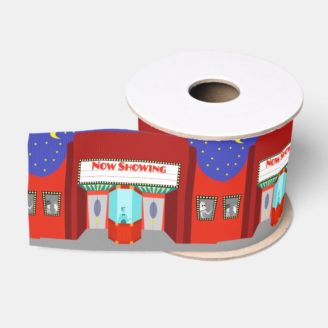Retro Movie Theatre Grosgrain Ribbon (Spool)