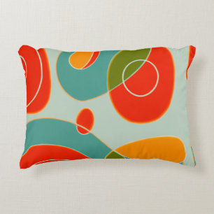 Retro Multicolor Accent Pillow