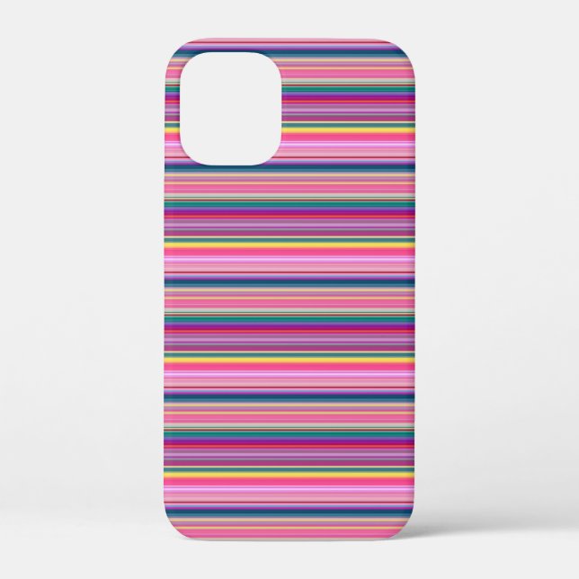 Retro multicolors stripes Case-Mate iPhone case (Back)