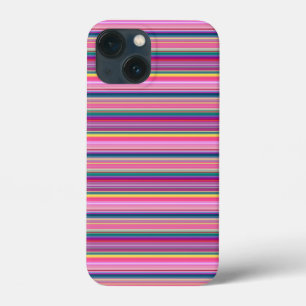 Retro multicolors stripes iPhone 13 mini case