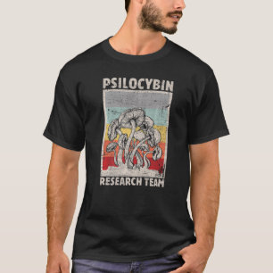 Retro Mushroom Vintage Psilocybin Research Team 1 T-Shirt