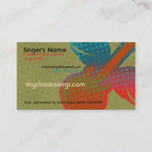 Retro Music Business Card
