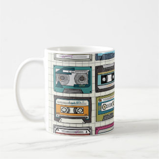 Retro Music Cassette: Nostalgic Icon Coffee Mug