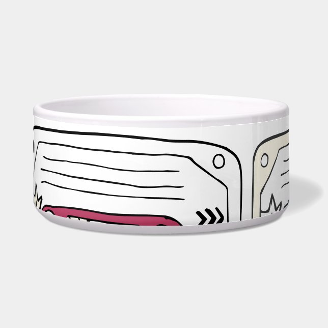 Retro Music Cassettes: Rock Background Pattern (Front)