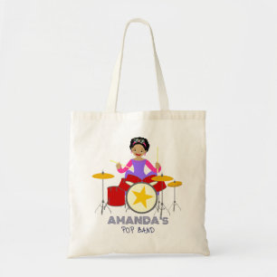 Retro music girls band Birthday Party Tote Bag
